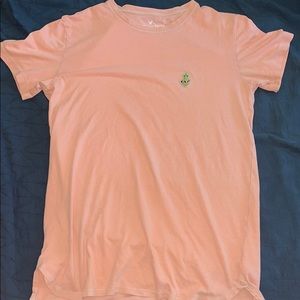 Men's American eagle salmon colored t-shirt
